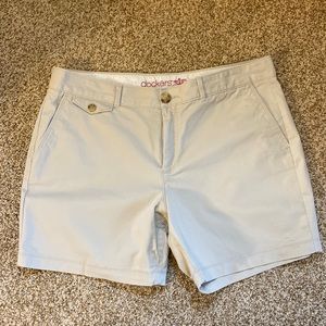 Dockers tan cotton shorts. Size 14